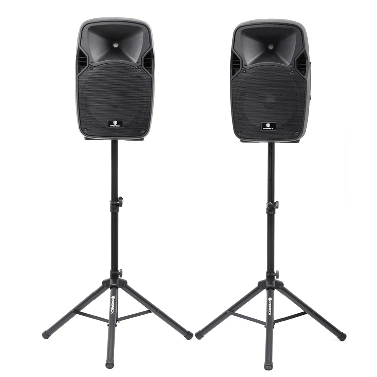 

High quality outdoor 2 way line array hybrid plus speakers, Black plastic cabinet