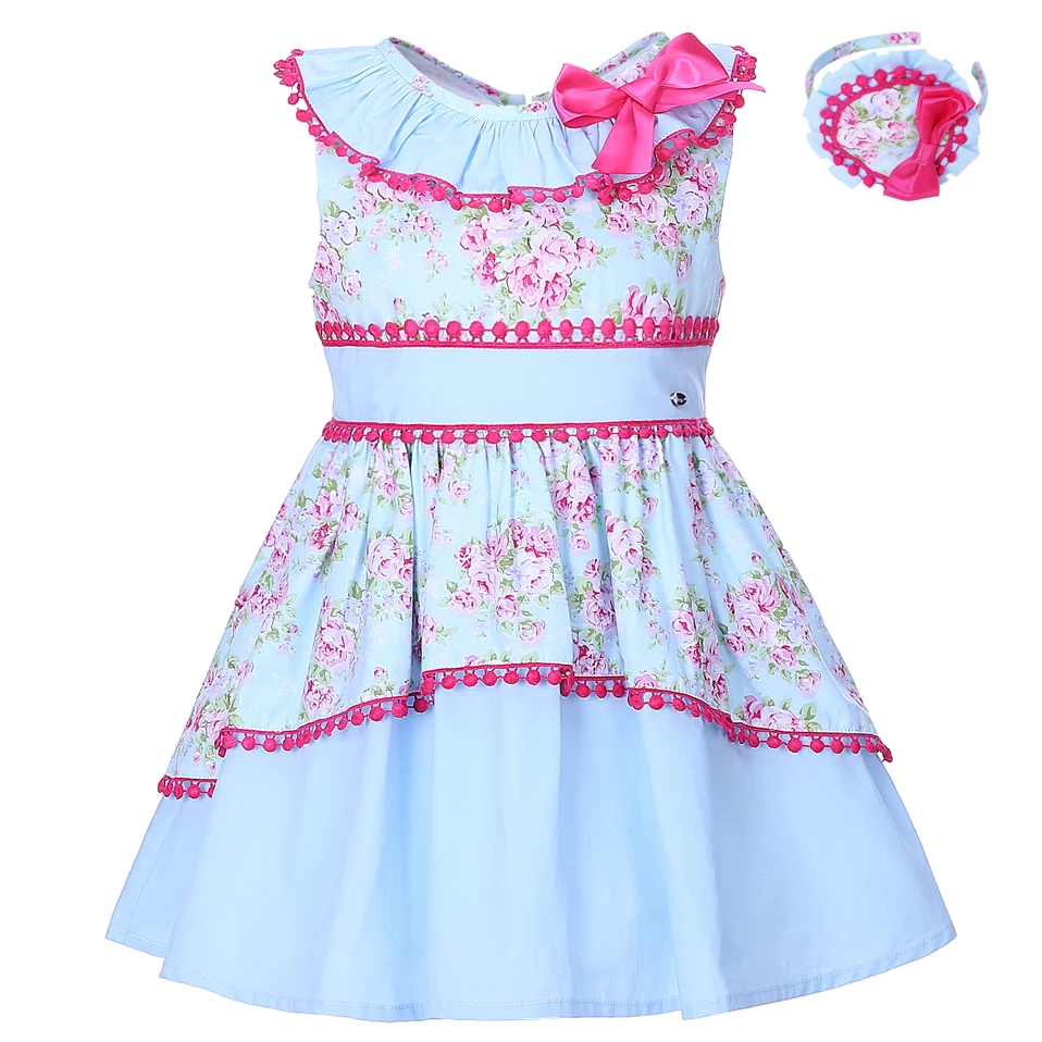 

Pettigirl butterfly elegant prom off shoulder summer party wear pink girls clothing dress