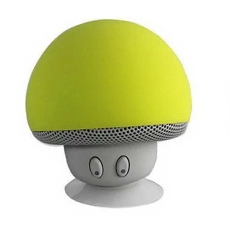 

Cartoon small mushroom head solar powered wireless outdoor speaker
