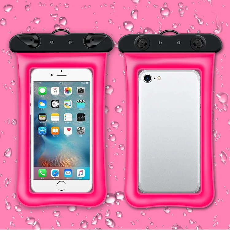 Factory Sale Universal Mobile Waterproof Phone Bag PVC Waterproof Bags Adjustable Mobile Phone Accessories