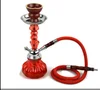 Hand painted pumpkin shape base Glass Hookah with metal and ceramic parts