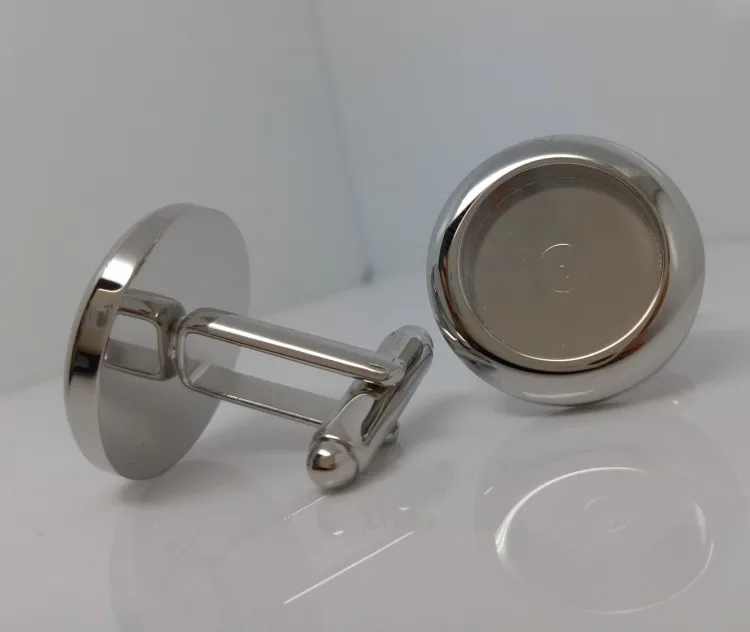Factory wholesale custom design metal blank cufflink base