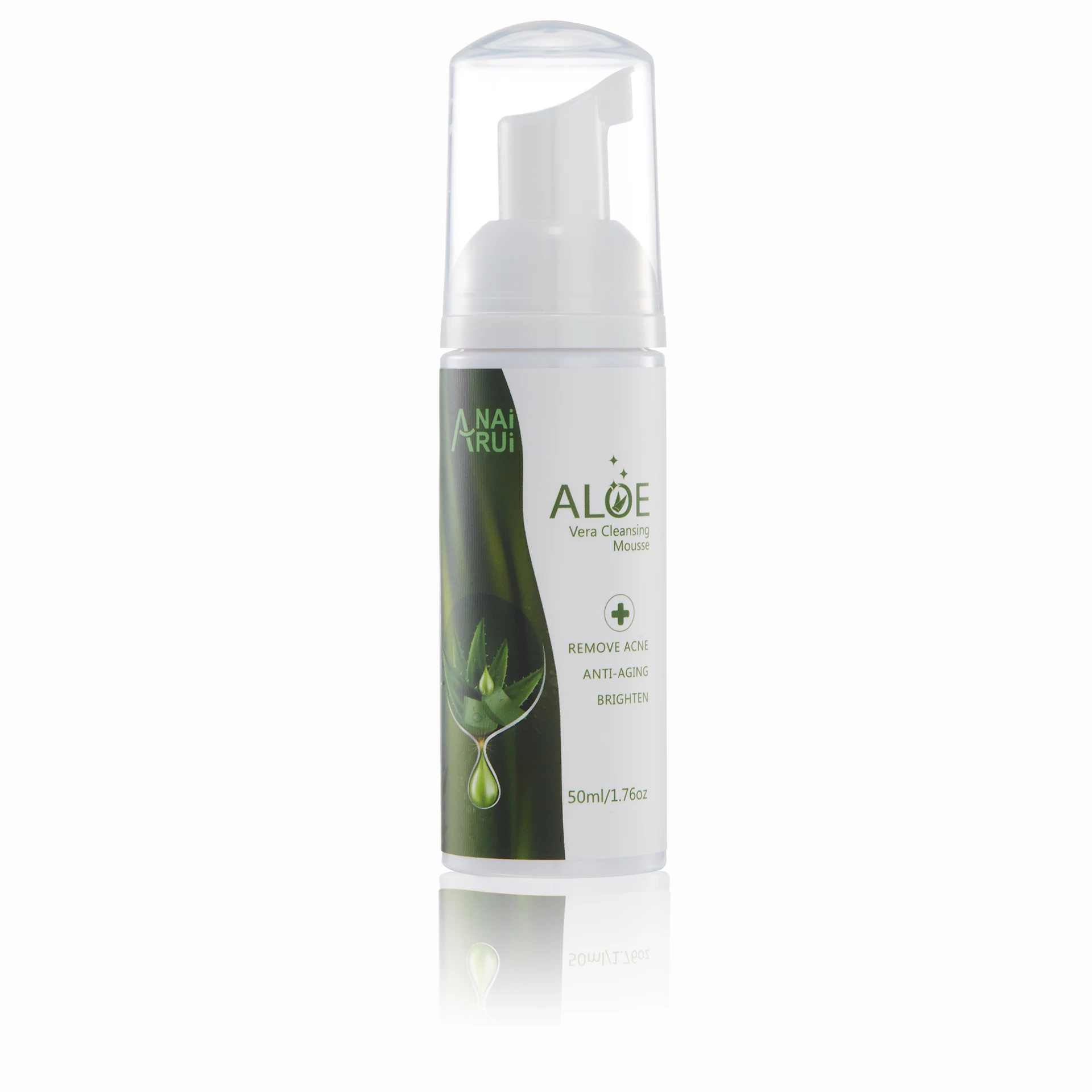 

Anti Acne Facial Cleanser Natural Aloe Vera Moisturizing Facial Cleanser For Face Cleansing Mousse, N/a