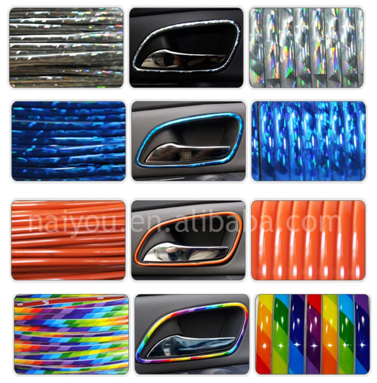 Auto Parts Safety Car Door Guard Edge Guard Interior Ushaped Chrome