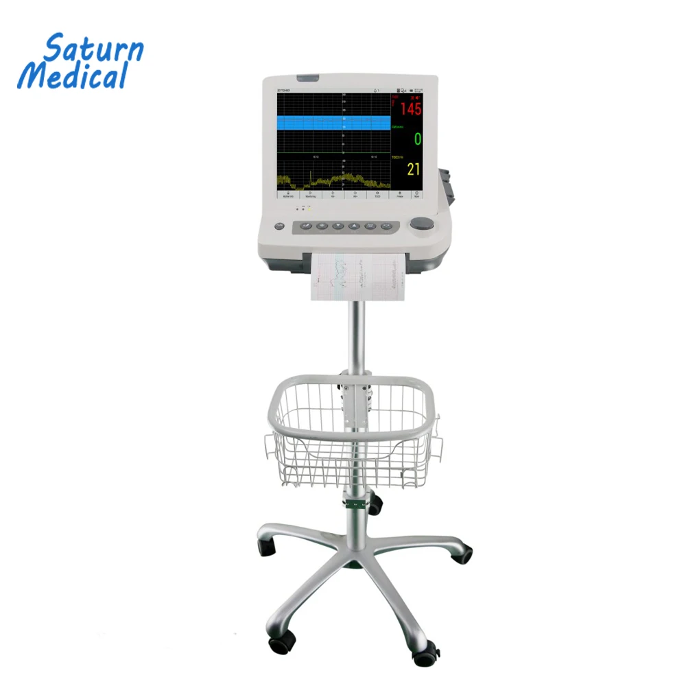
Portable 12.1 inch LCD CTG maternal fetal monitor machine 