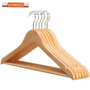 Image of High quality classical luxury P66 A level non slip wooden hanger