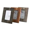 Frame4x6" frame10x15cm looking leather plastic picture photo frame