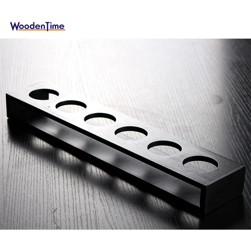 6/7/12 Holes Kitchen natural bamboo wine glass drink holder serving tray wood bamboo coffee beer cup holder tray