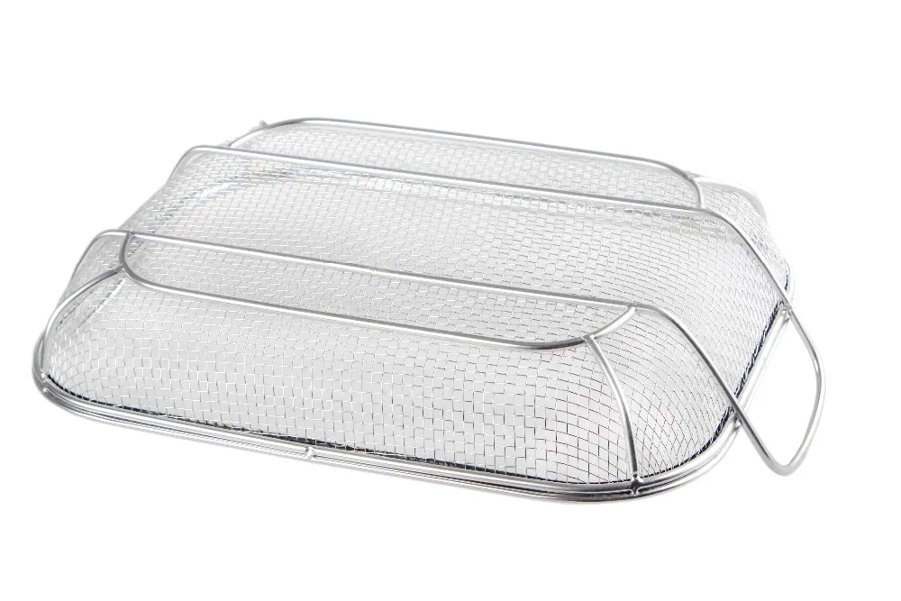 Stainless Steel Mesh Bbq Grill Roasting Pan Buy Mesh Roasting Pan