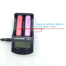 liitokala lii- 260 lcd 3.7 v 18650 / 26650 / 16340 / for / 10440 / 18500 cargador de batery con la pantalla
