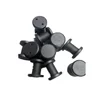 flat type cable clamp Ni-Zn ferrite drum core for EMI components