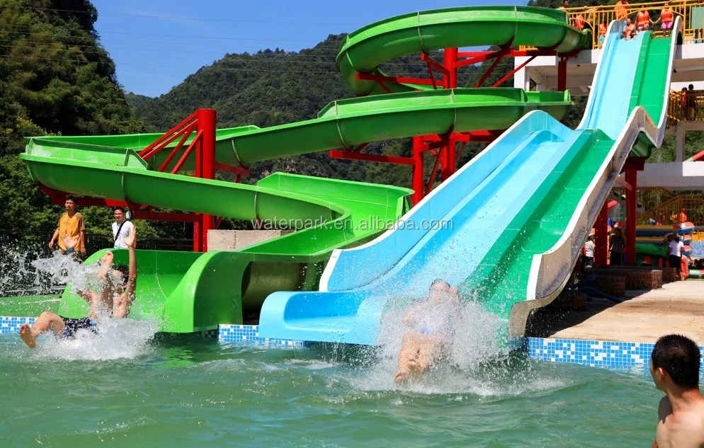 large outdoor water slide