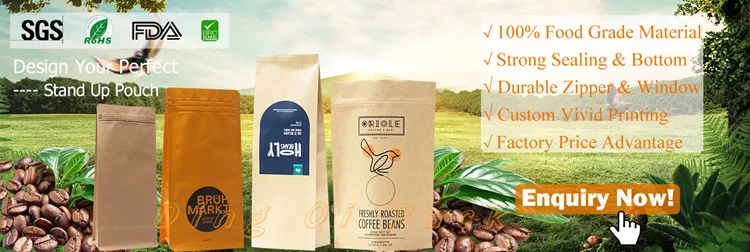 Custom printing Food grade coffee jute bags