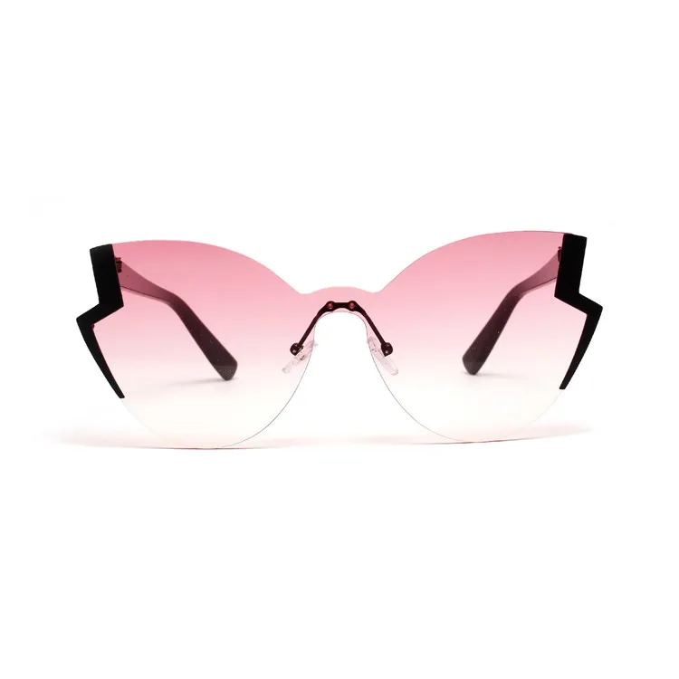 

2021 Wholesale Good Quality Retro Style Pink Cat Eye Sunglasses Women