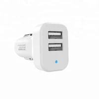 

New hot sales 24 months warranty CE ROHS universal 5V 2.1A smart mobile phone 2 dual ports usb car charger