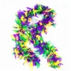 Wholesale Rainbow Colorful Decoration Turkey Fur Party Feather Boa in Bulk
