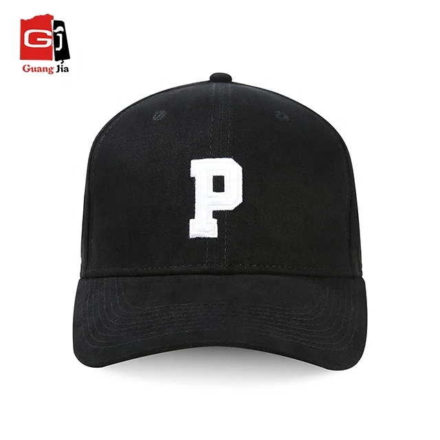 

wholesale fitted promotional custom embroidered baseball caps, Black