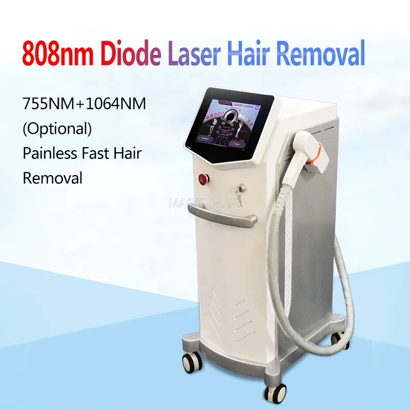 Newest Beauty Equipment A0405 755nm 808nm 1064nm Diode Laser Hair Removal Machine