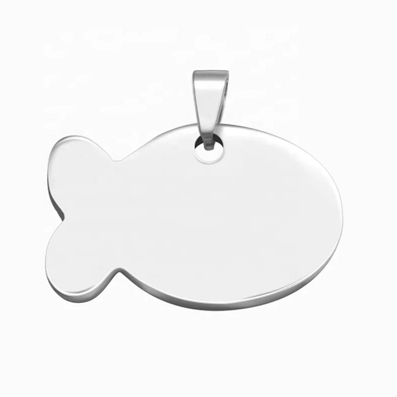 Fish shaped dog tag Outlet