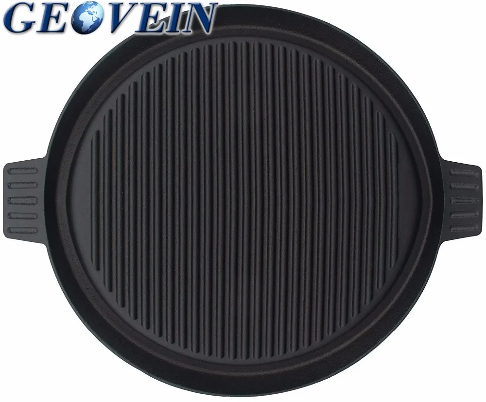 Round Cast Iron Custom Iron Griddle Plate With Handle Buy Cast Iron