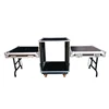 Front & Rear Removable Door Rack Mounted Amp Cases with Stand Gears