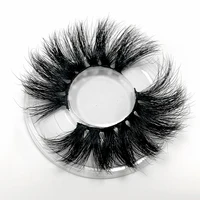 

2020 New Design 3d Mink Eyelashes Hot Sale 25mm Extra Long Mink Eyelashes and Private Label Mink Eyelash Box