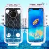 Puluz Suitable for Mate 20 Pro mobile phone diving shell Huawei Series 40 meters black diving shell waterproof shell
