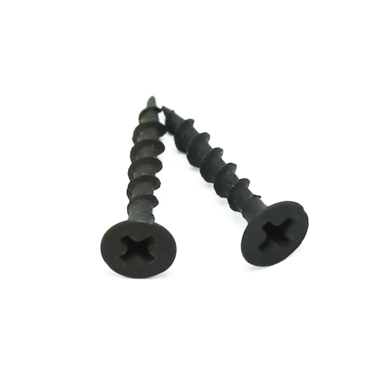 
Phillips bugle head fine thread/coarse thread gypsum black phosphated drywall screw 