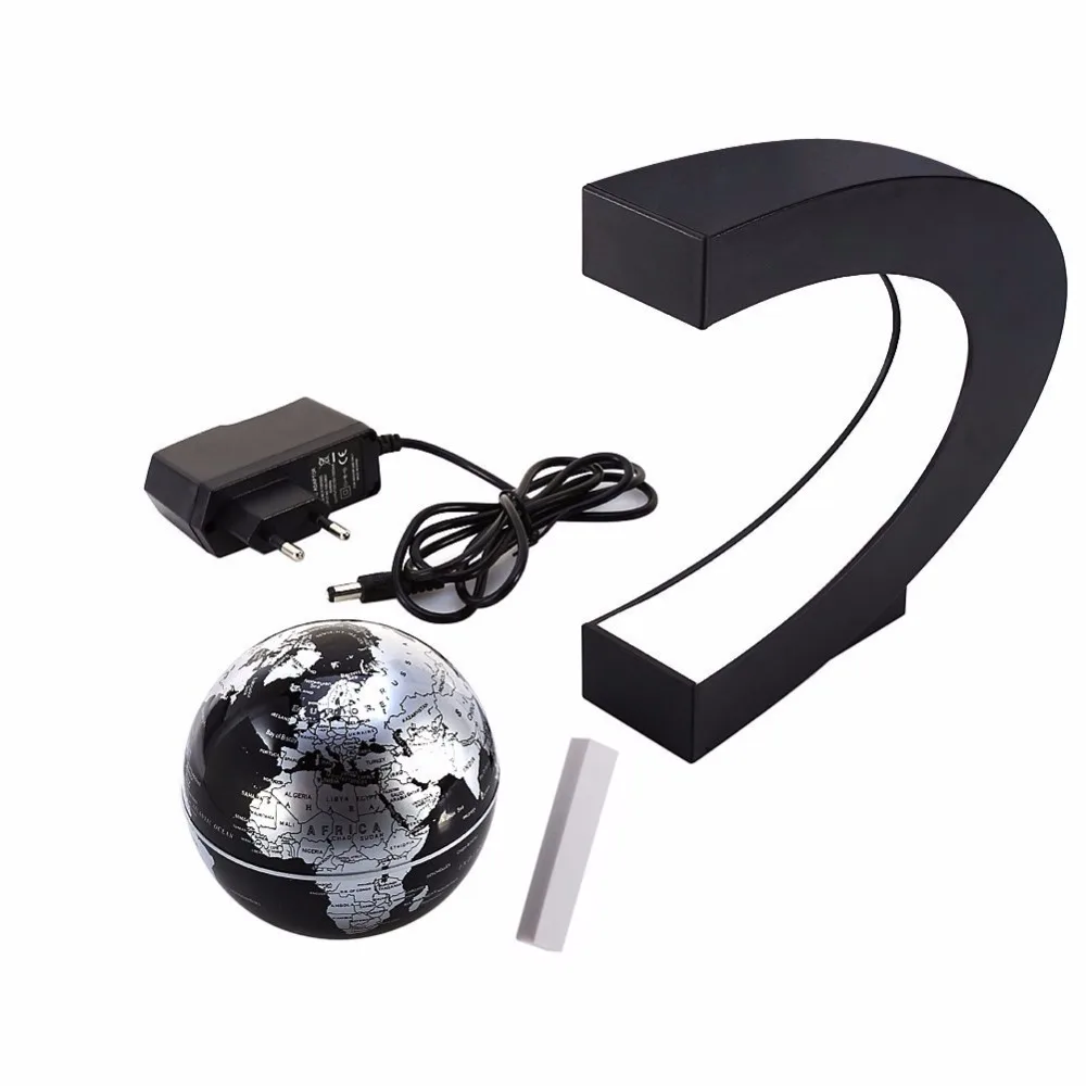 Mapa do Mundo de Alta Tecnologia de Cabeceira Candeeiro de Mesa para o Presente dos Miúdos Donwei Levitação Magnética Globo Antigravidade Led Night Luz Decoração Interior 11 Cheap Luzes noturnas