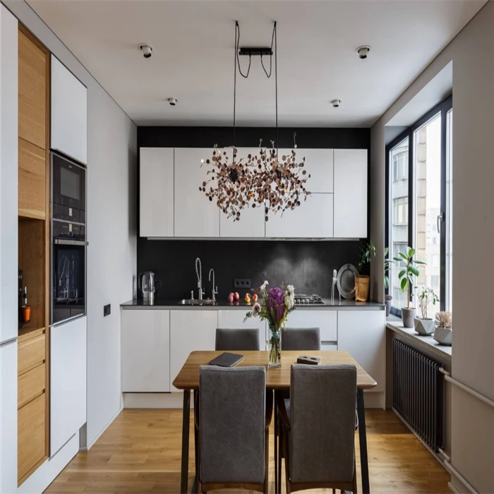 
Kitchen island and small soild wood kitchen cabinet wooden cabinet colored with drawers made in China 
