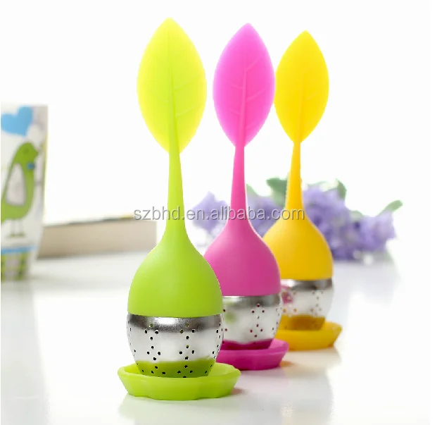 

FDA,LFGB Leaf Shape 100% Food Grade Silicone Infuser Tea