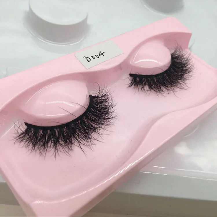 

100% HANDMADE REAL CURLY 3D MINK EYELASHES, Black