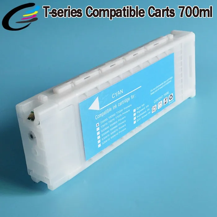 not oem Epson SureColor T3270 T5270 T7270 Cyan pigment ink cartridge compatible