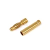 China supplier gold plated bullet female male connector 4mm banana plug connector