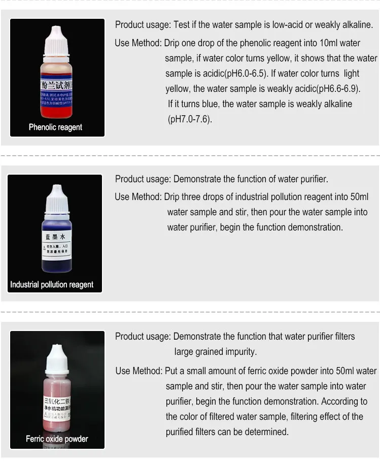 Top Sale Drinking Water Quality Testing Kit With Reagent And Meter