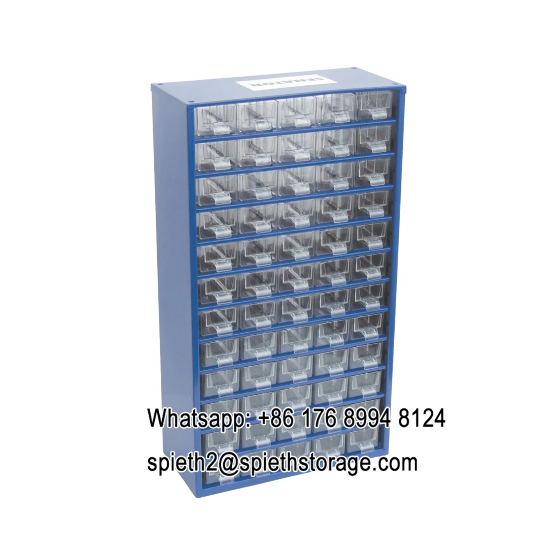 Plastic Small Parts Compartment Storage Box Organizer Cabinet 48