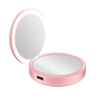 

Unique products 2019 Decorative mirror charger pocket makeup mirror power bank