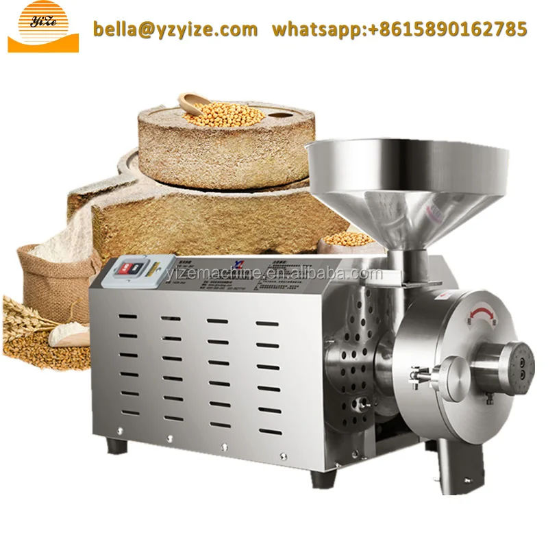 Industrial Spice Grinder Herb Grinding Machine Automatic Salt And