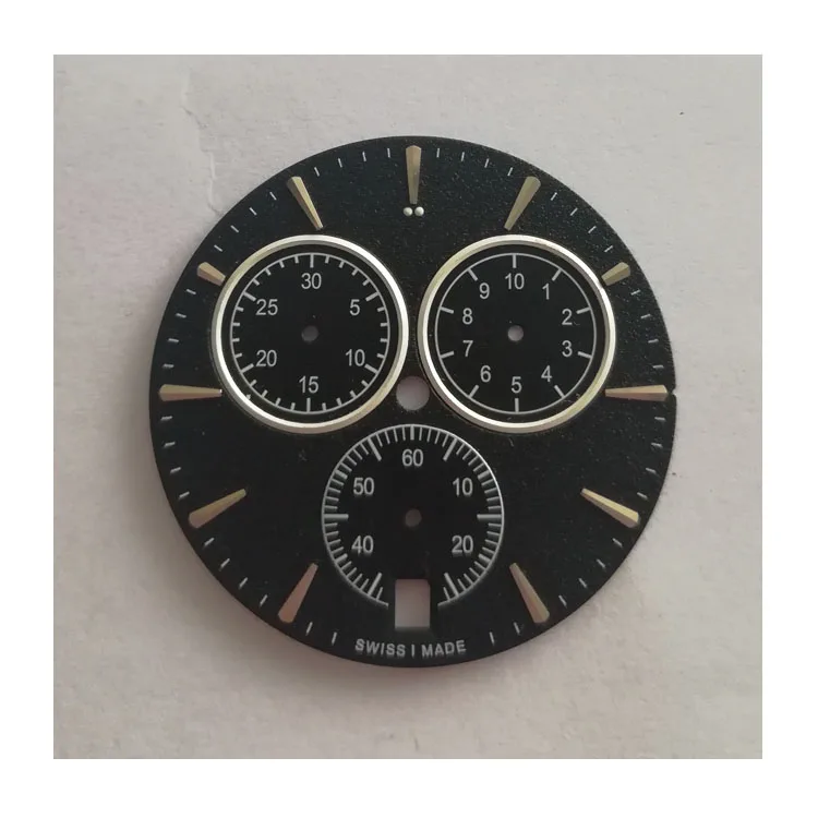 

China Watch Manufactory Customize Chronograph Movement Watch Parts Fashion Dial