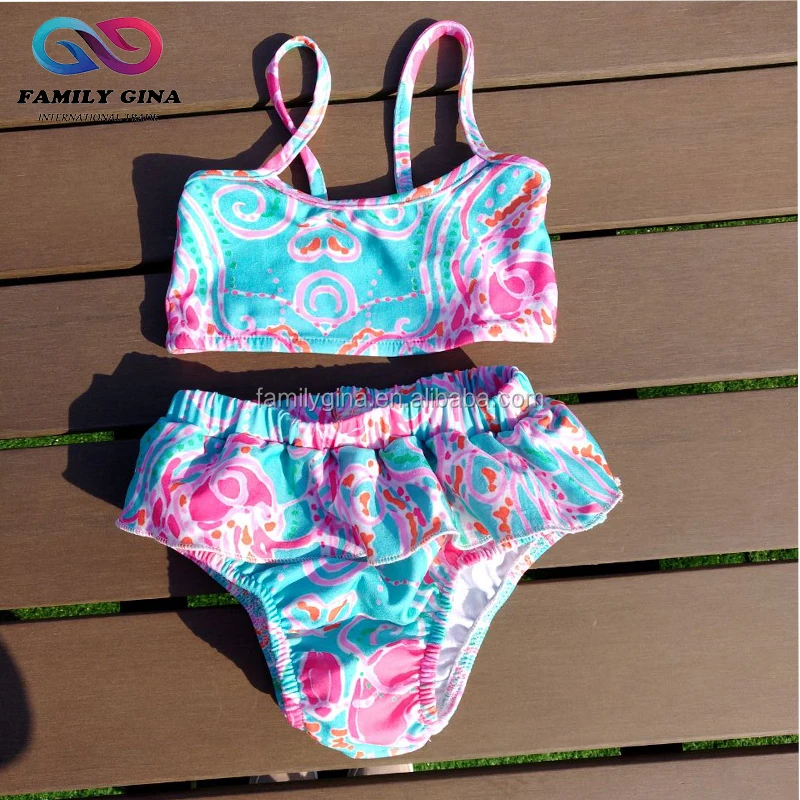 Wholesale Monogrammed Two Piece Polka Dot Baby Bikinis Buy Polka Dot