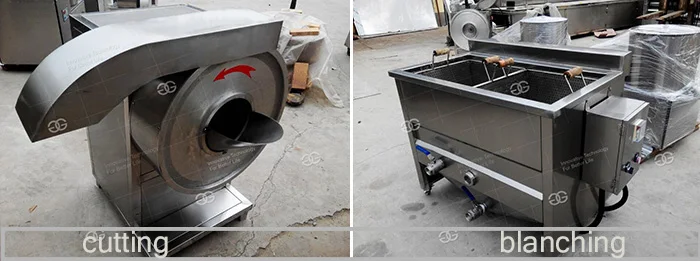 Small Potato Chips Frier Equipment Potato Chips Making Machine For Home