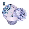 Melamine tableware set with full printed,set of 3,melamine dinnerware set