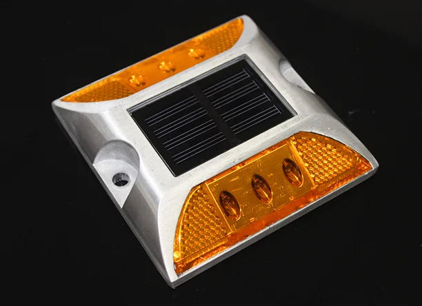 批发铝防水 led 太阳能道路照明道路反光地面灯警告灯