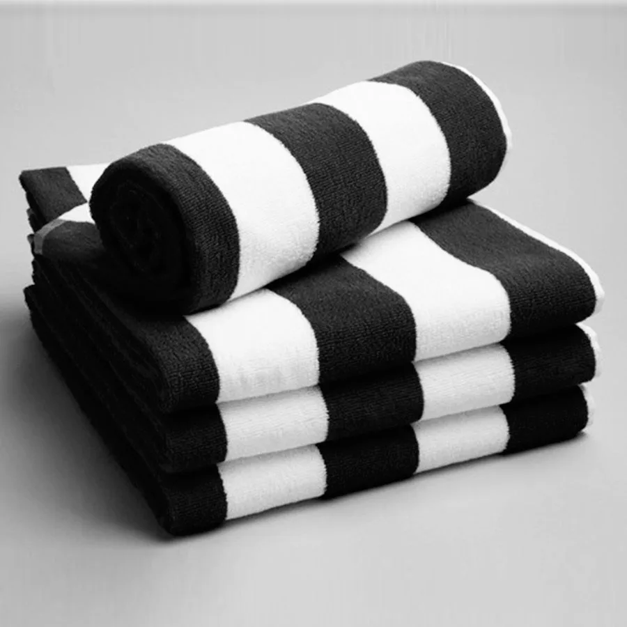 Черно белые полотенца