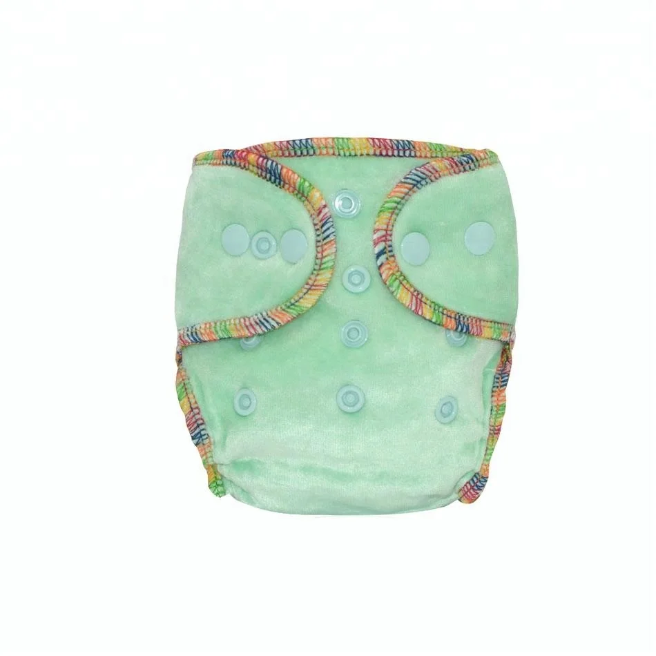 
OEM Newborn Bamboo Velour Fitted Diaper 