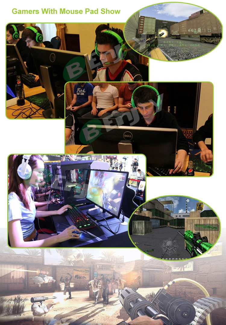 Game Player Accessories Custom Print Computer Desk Mouse Pad Mat