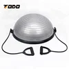 PVC Trainer Pilates Exercise yoga Balance Massage half ball with resistance loop