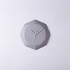 Gray Modern Home Decor Resin Wall Clock