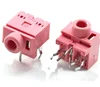PJ-317 The headphone jack can be customized with color blue and red yellow powder single double channel PJ317 headphone socket