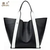 Qiwang Women Genuine Leather Totes Women Soft Large Hobo Bags Supple Large Capacity Shoulder Bags First Layer Cowhide